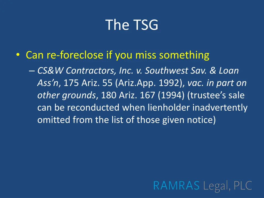 the tsg 5