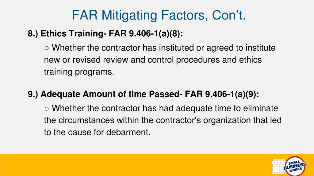 far mitigating factors con t 3