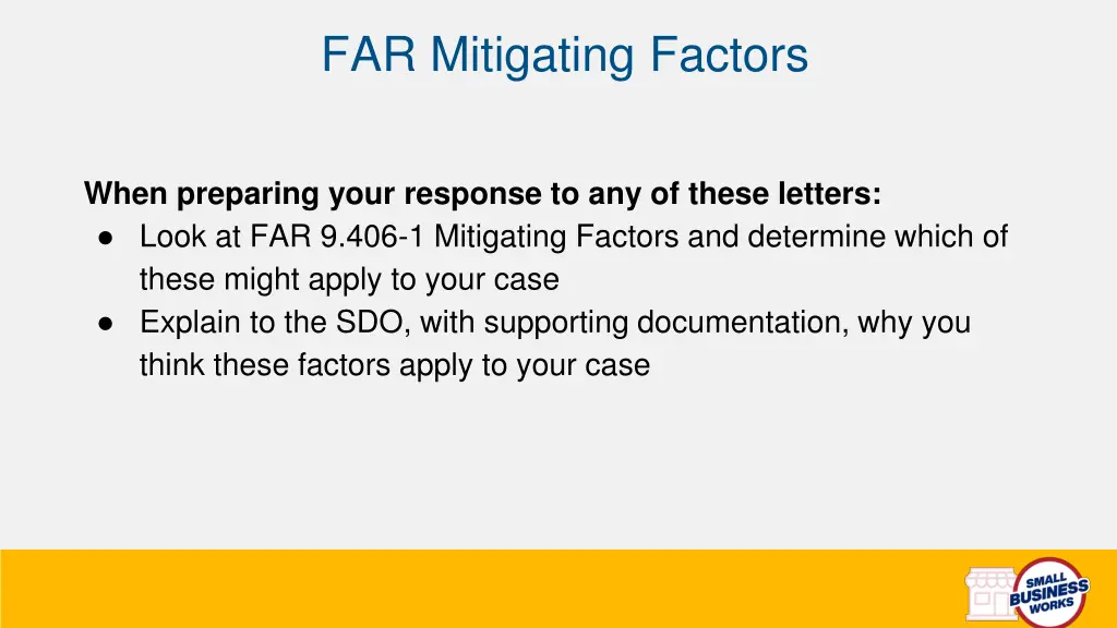 far mitigating factors