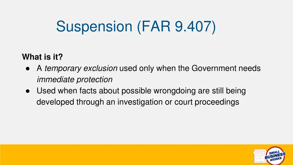 suspension far 9 407