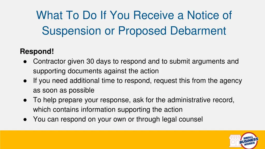 what to do if you receive a notice of suspension