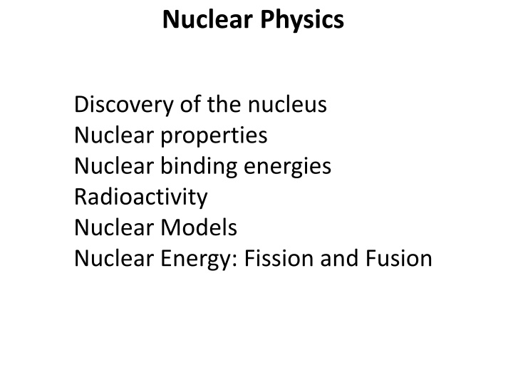 nuclear physics