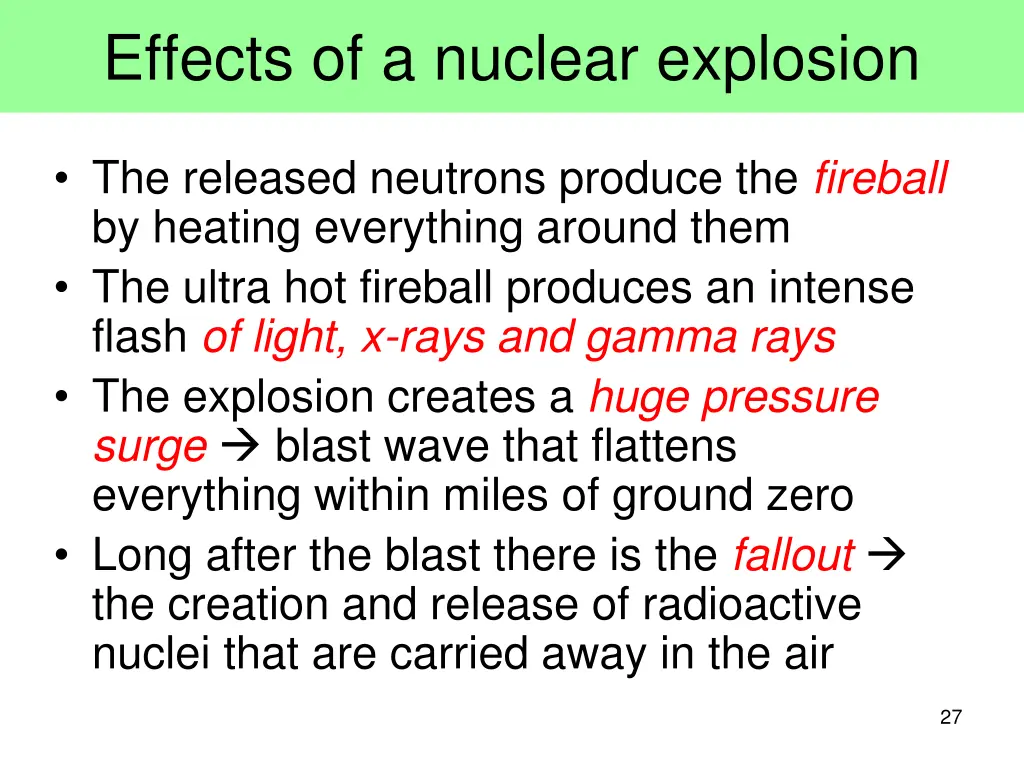 effects of a nuclear explosion