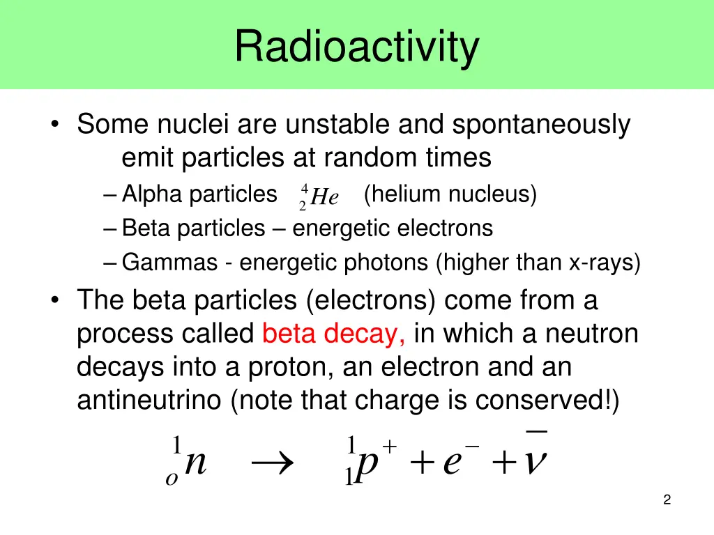 radioactivity