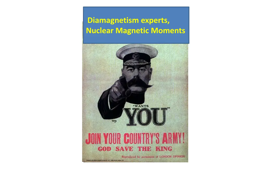 diamagnetism experts nuclear magnetic moments