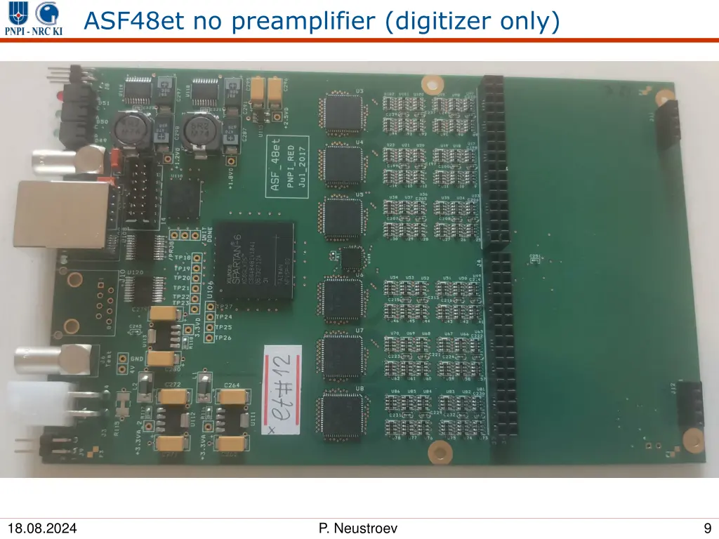 asf48et no preamplifier digitizer only