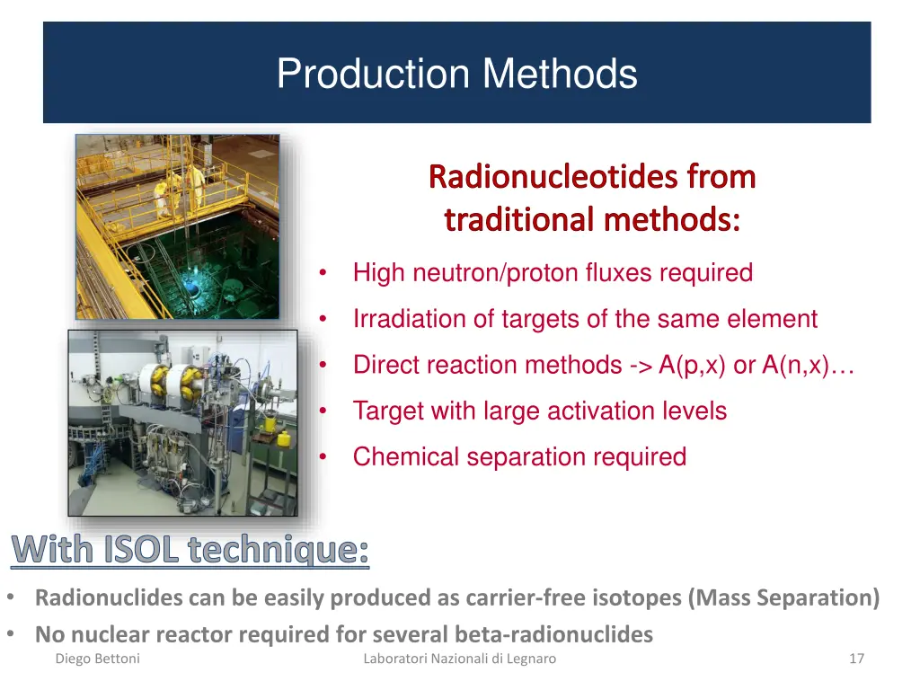 production methods