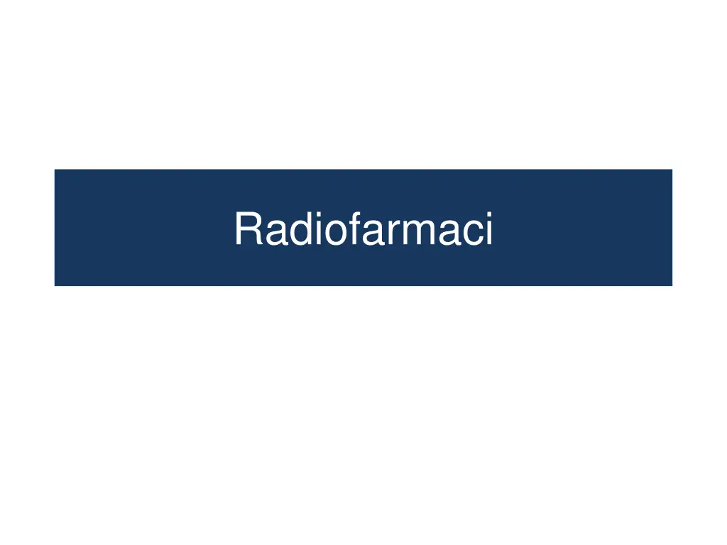 radiofarmaci