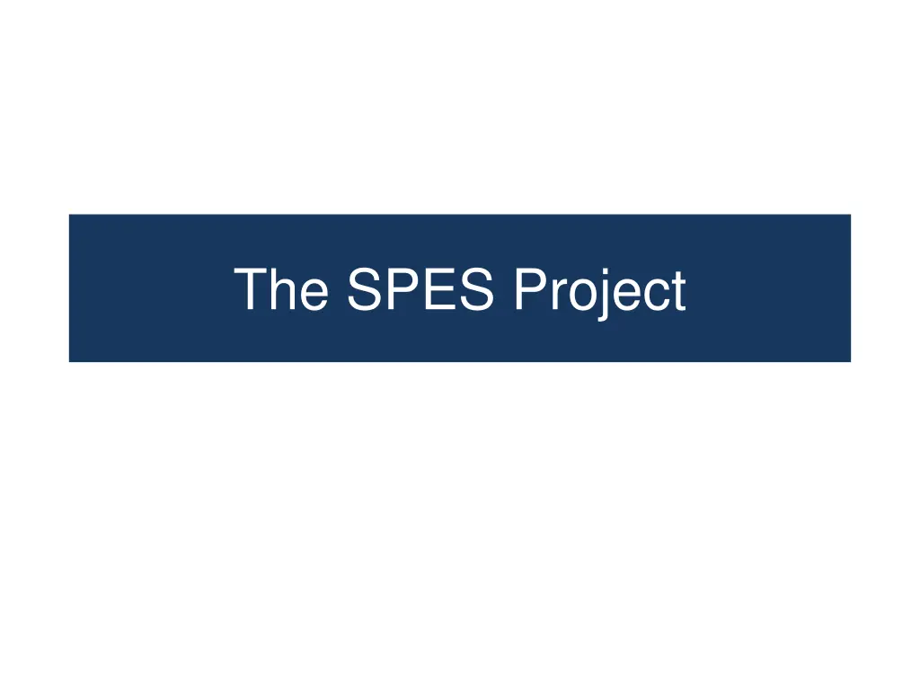 the spes project