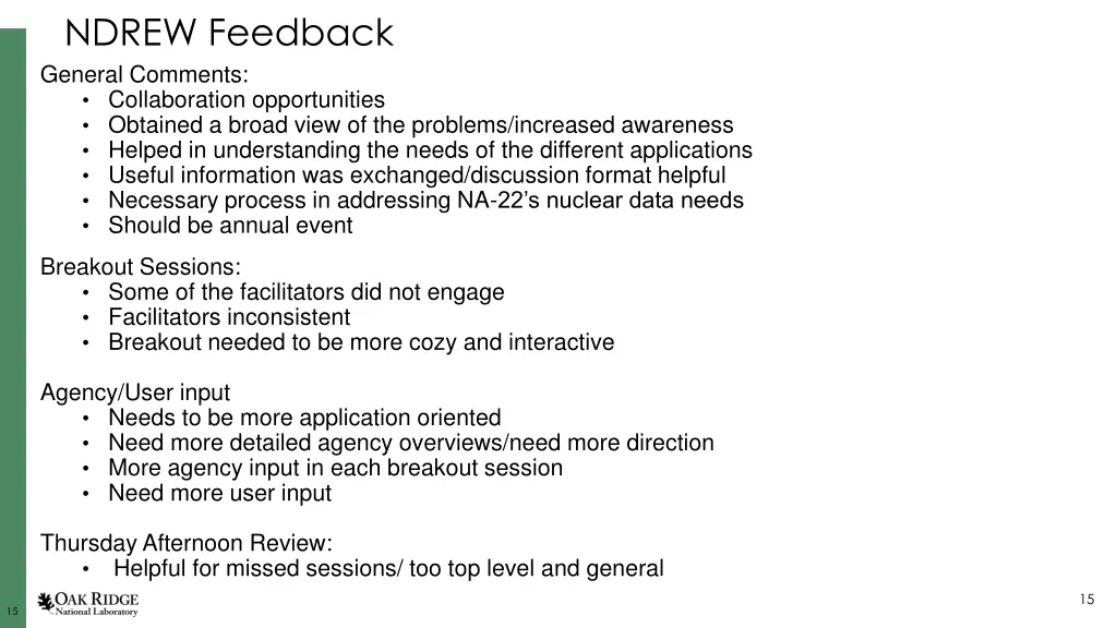 ndrew feedback general comments collaboration