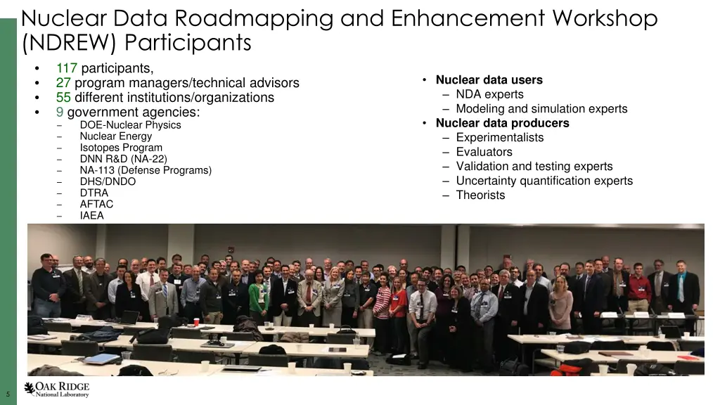 nuclear data roadmapping and enhancement workshop