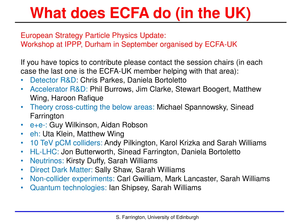 what does ecfa do in the uk 2