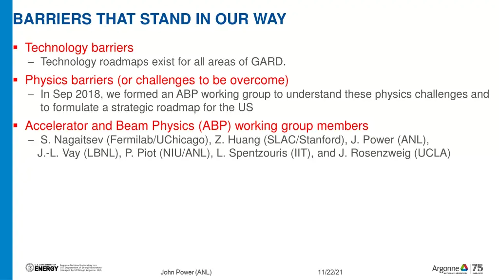 barriers that stand in our way