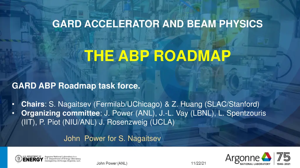 gard accelerator and beam physics