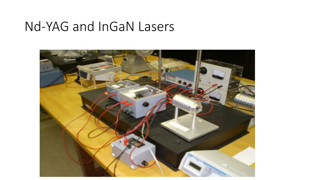 nd yag and ingan lasers