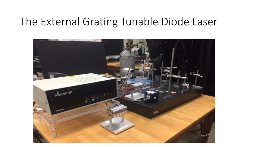 the external grating tunable diode laser