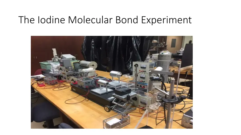 the iodine molecular bond experiment