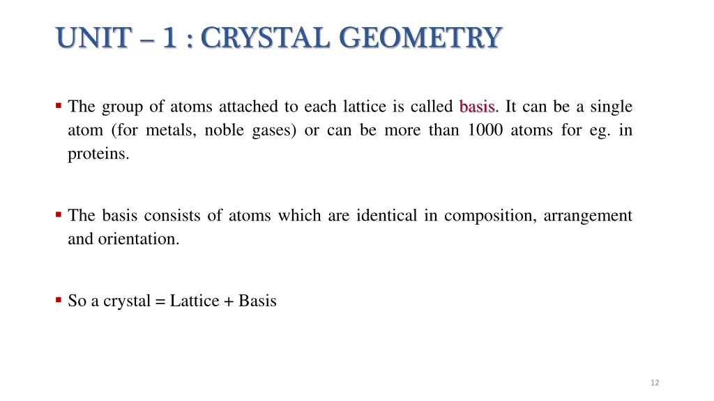 unit 1 crystal geometry 2