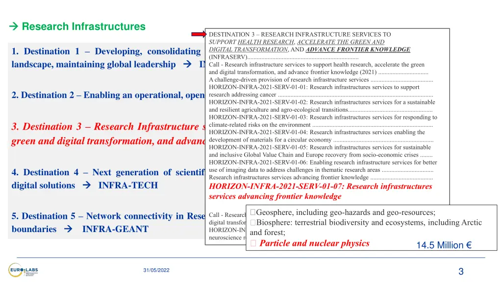 research infrastructures 1