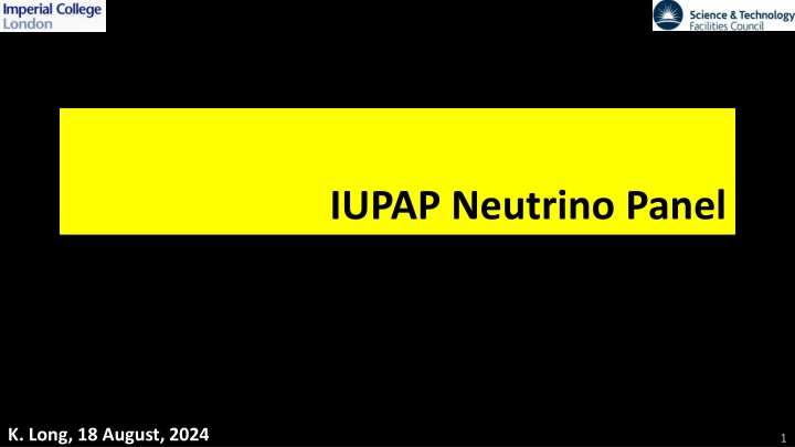 iupap neutrino panel