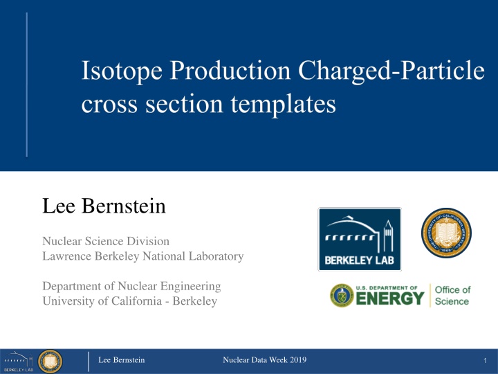 isotope production charged particle cross section