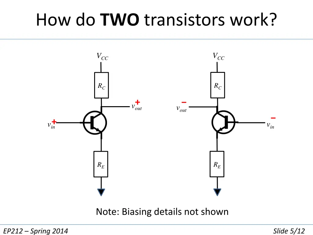 how do two transistors work