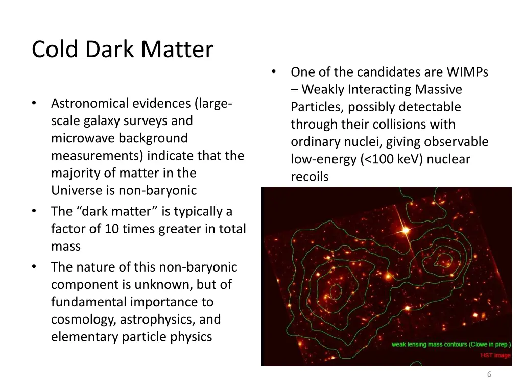 cold dark matter