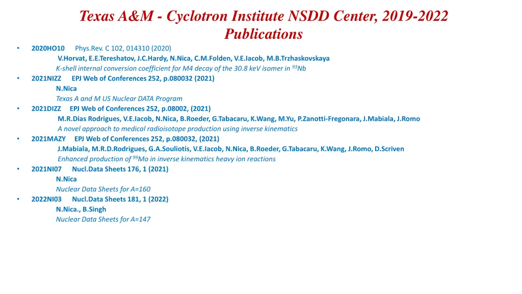 texas a m cyclotron institute nsdd center 2019 4