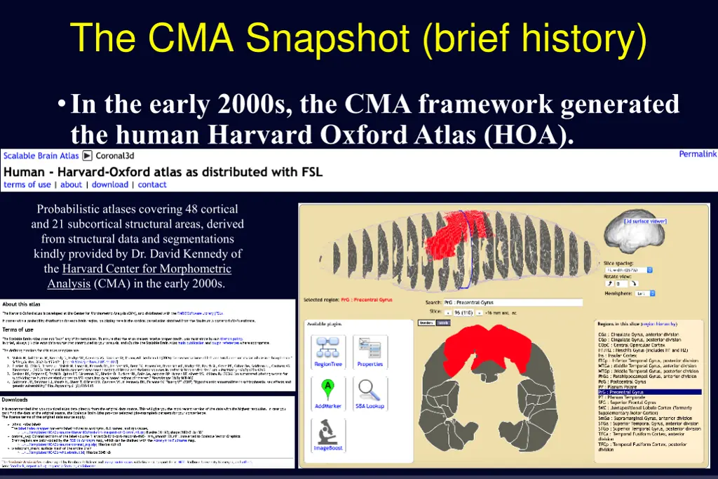 the cma snapshot brief history 5