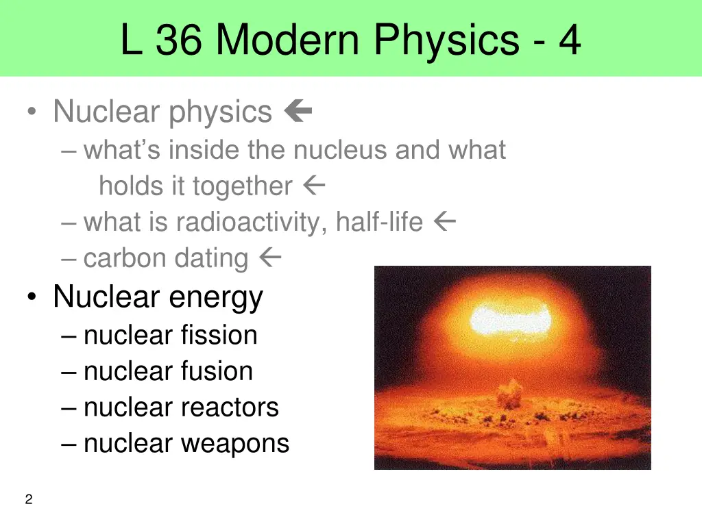 l 36 modern physics 4