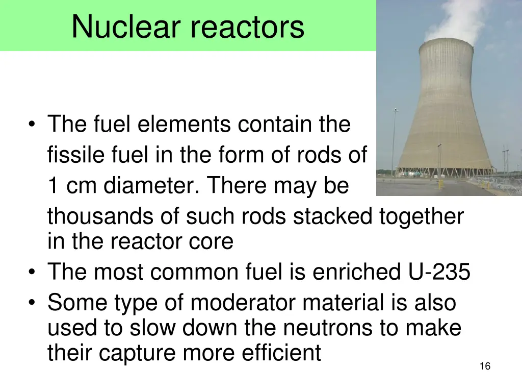 nuclear reactors