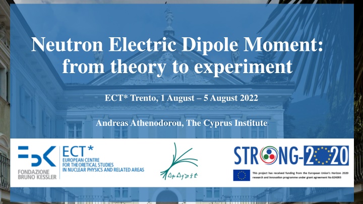 neutron electric dipole moment from theory