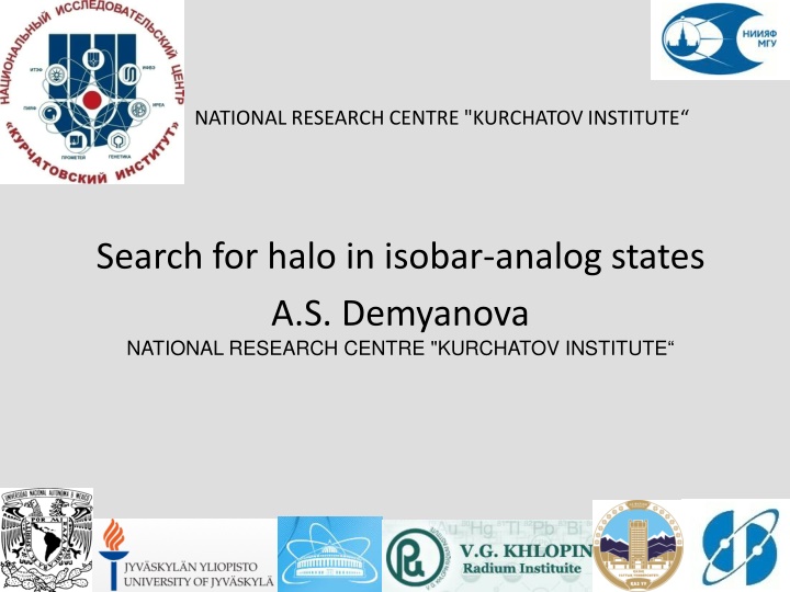 national research centre kurchatov institute