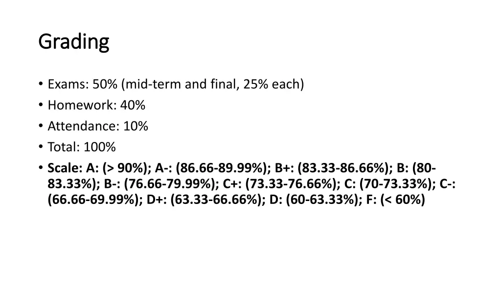 grading grading