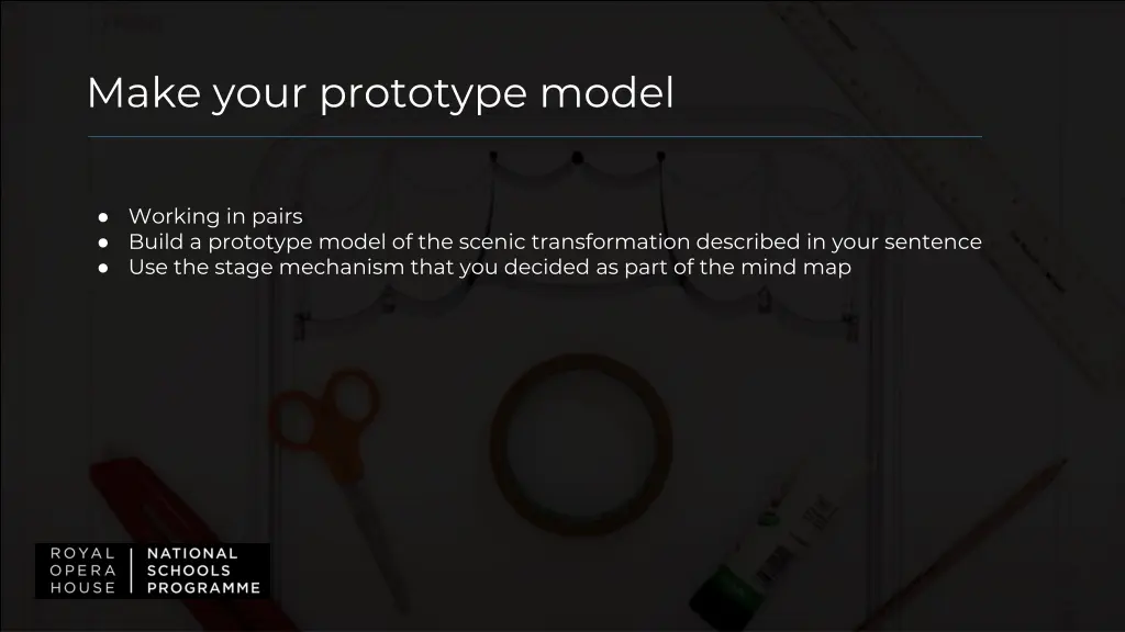 make your prototype model