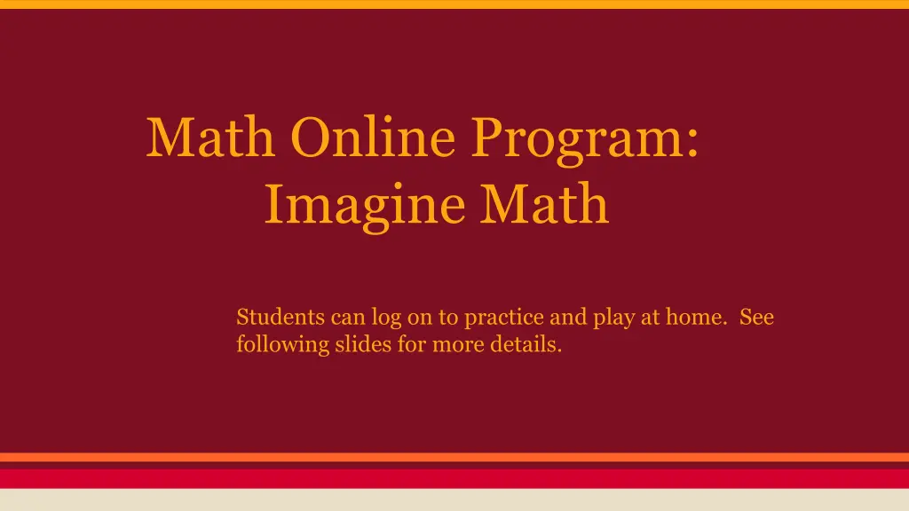 math online program imagine math