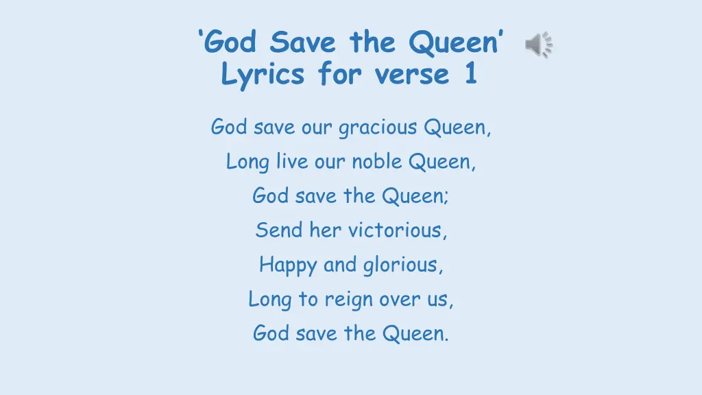 god save the queen lyrics for verse 1