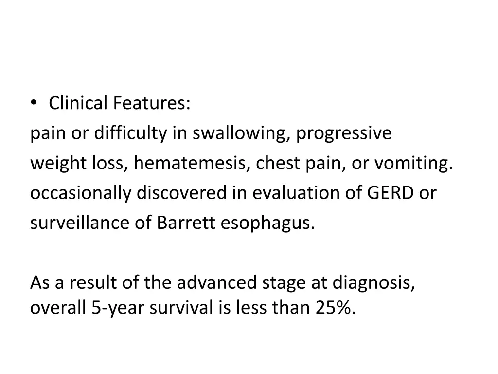 clinical features pain or difficulty