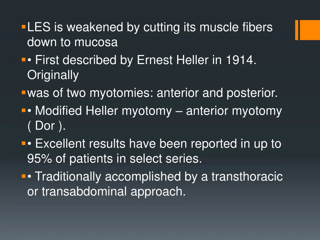 les is weakened by cutting its muscle fibers down