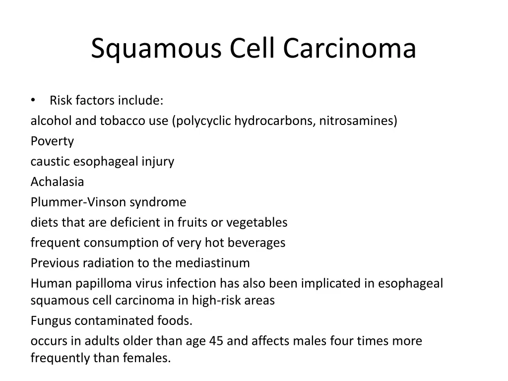 squamous cell carcinoma