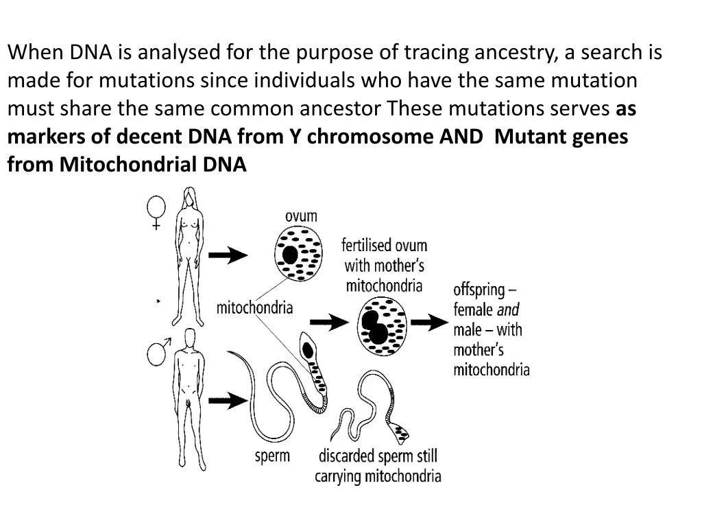 when dna is analysed for the purpose of tracing