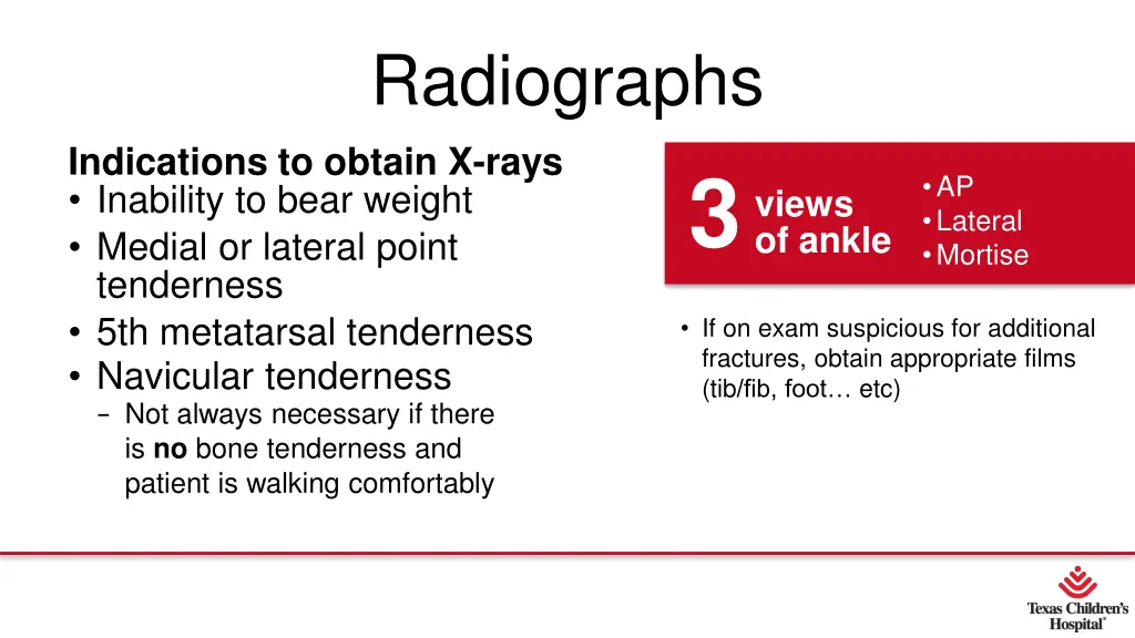 radiographs