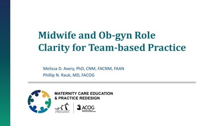 midwife and ob gyn role clarity for team based