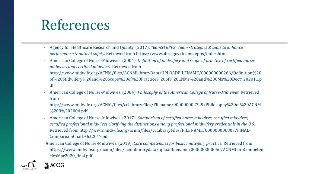 references