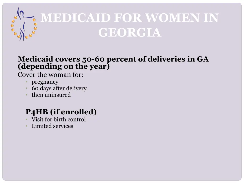 medicaid for women in georgia