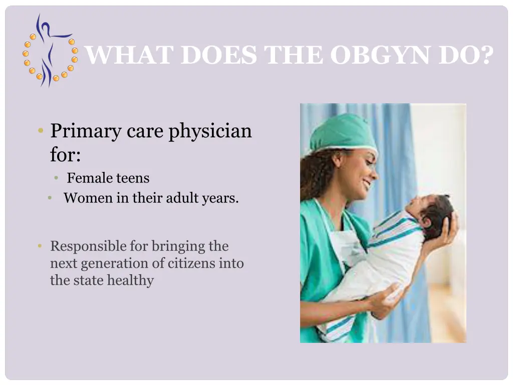 what does the obgyn do