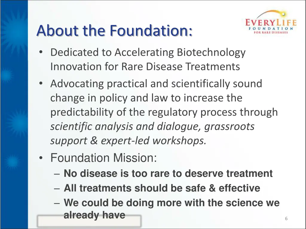 about the foundation dedicated to accelerating