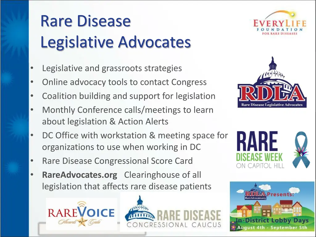 rare disease legislative advocates