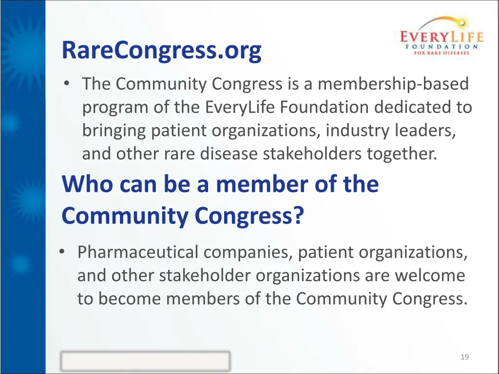 rarecongress org the community congress