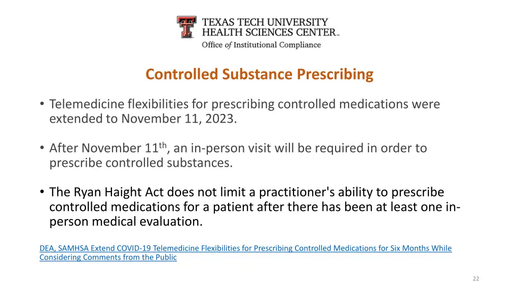 controlled substance prescribing